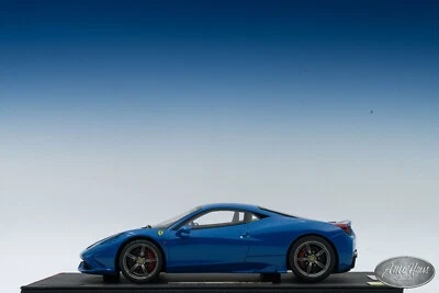 1/18 BBR FERRARI 458 Speciale Blue 🤝TAMBIÉN ABIERTO PARA INTERCAMBIOS🤝  Foto 1 de 4