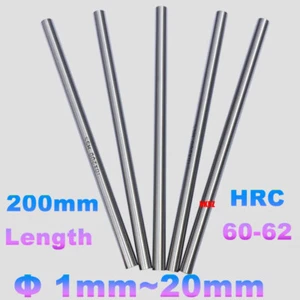 HSS Round Bar HRC 60-62 High Speed Steel Rod Dia 1~20mm Metal Tools 200mm Length - Picture 1 of 16