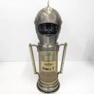 Nikka Scotch Whiskey BIG T Western Armor Knight Bottle Case Music Box Vintage - Picture 1 of 10