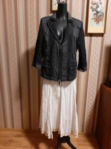 Bonita Damen Sommerjacke, Gr.46,Schwarz/Weiß - Bild 1 von 6