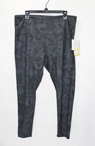 ZELLA Studio Lite High Waist Black & Gray Camo 7/8 Leggings, Size XXL, NEW!! - Picture 1 of 4
