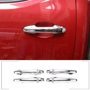 Cubierta de manija delantera trasera izquierda derecha cromada para Toyota Tacoma 2015-2022 - Imagen 1 de 8
