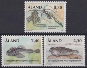 F-EX20716 ALAND IS MNH 1997 MARINE WILDLIFE ICE AGE SURVIVALS PREHISTORICAL - Picture 1 of 1