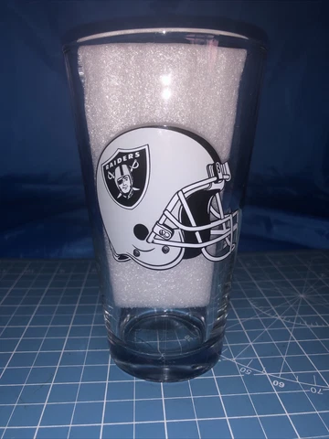 RAIDERS Pint Beer Glass MILLER LITE Cover