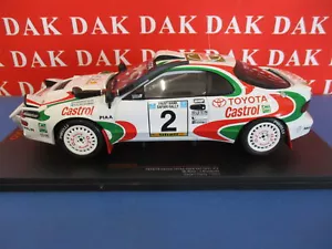 Die cast 1/18 Modellino Auto Toyota Celica Turbo 4WD Rally Safari 1993 M. Alen - Foto 1 di 7