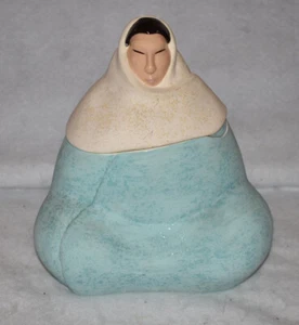 Vintage Native American Indian Pueblo Woman Cookie Jar by The Storyteller EUC - Picture 1 of 8