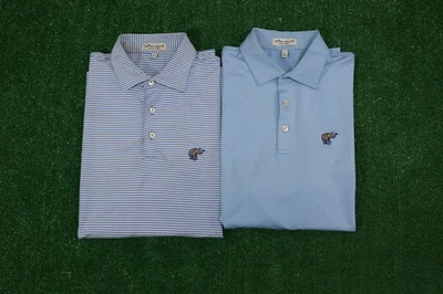 Lote De 2 Polo Peter Millar Union League Philadelphia Torresdale Talla Pequeña X106 Foto 1 de 4