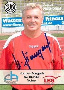 Hannes Bongartz SG Wattenscheid 09 Autogrammkarte 2003/2004 Trainer - Bild 1 von 2