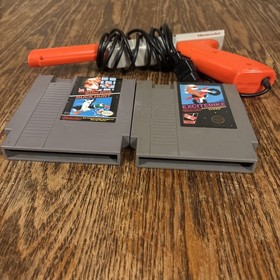 Nintendo NES Bundle Excitebike & Mario Bros Duck Hunt Untested