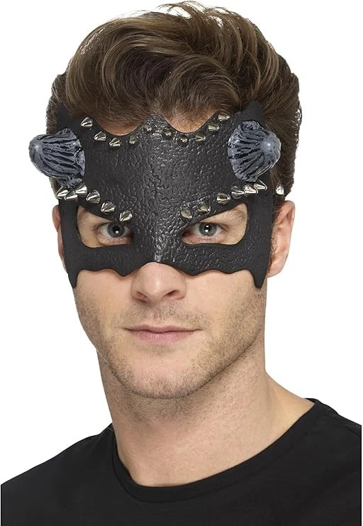 Halloween Devil Studded Eyemask - Image 1 of 1