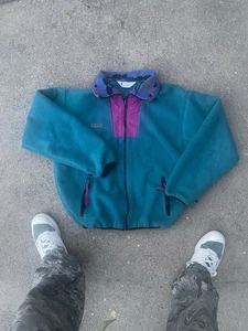 Vintage 90er Columbia Jacke Large Damen Azteken - Bild 1 von 8
