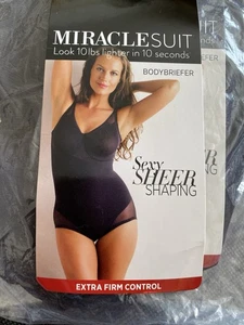 MIRACLESUIT. Black Body Size 34DD. New In Sealed Bag. - Picture 1 of 7