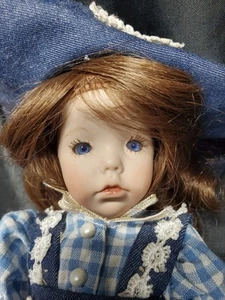 Muñeca artista porcelana cuerpo completo vintage B3 10" - Imagen 1 de 11