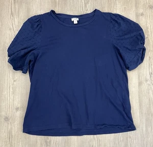 J Crew Puffy Sleeve Tshirt Damen Gr. L - Bild 1 von 6