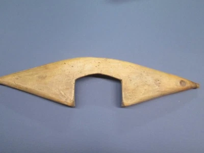 ANTIQUE Hand Carved Wood Shoulder Yoke  Bucket Carrier 30” Long Primative - Image 1 of 4