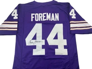 Chuck Foreman Autographed Football Jersey JSA COA Minnesota Vikings READ - Picture 1 of 2