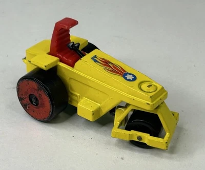 Vintage 1973 Matchbox Lesney Yellow Rod Roller - Superfast #21 - Image 1 of 4