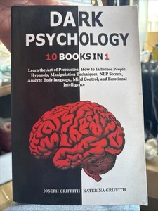 Dark Psychology 10-in-1 book by Joseph Griffith & Katerina Griffith PaperBack - Foto 1 di 1
