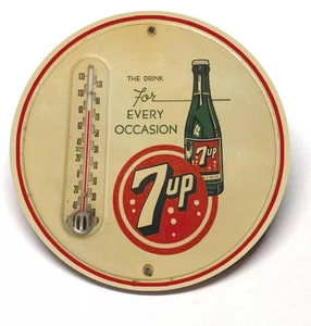 New 7UP The Drink for Every Occasion - Metal Pocket Mirror 3-inch w/ Cloth Pouch - Picture 1 of 2
