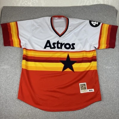 100% Authentic Mitchell & Ness 1975 Houston Astros Jose Cruz Jersey Sz 4XL USA - Image 1 of 4