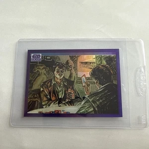 🟣 A Card Game of Chance, #25, Purple Refractor #/25, 2022 Topps Chrome Galaxy - Picture 1 of 2