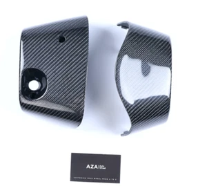 1990-93 MUSTANG FOXBODY UPPER & LOWER STEERING COLUMN COVER CARBON FIBER - Picture 1 of 2