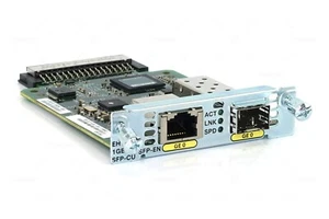 EHWIC-1GE-SFP-CU CISCO 1-PORT RJ-45 1-PORT SFP HIGH SPEED WAN INTERFACE CARD - Bild 1 von 7