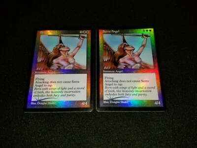 MTG 1x DCI Promo white rare LP FOIL Serra Angel - ships w/ tracking - Image 1 of 2