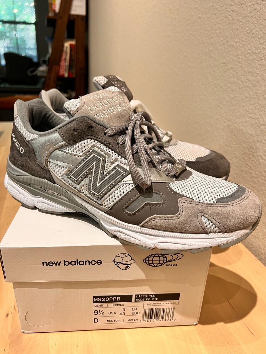 New Balance BEAMS x Paperboy Paris x 920 Made in England Ice New Balance BEAMS x Paperboy Paris x 920 Made in England Ice