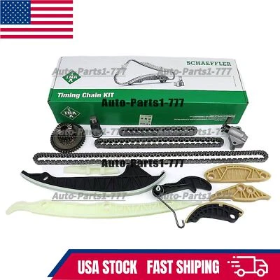 OEM INA Timing Chain Kit For Audi A4 A5 Q5 VW Jetta Golf GTi Tiguan 1.8 2.0TFSI Foto 1 de 4