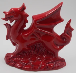 FABULOSA FIGURA RARA DE DRAGÓN GALÉS ROJO ROYAL DOULTON EDICIÓN LIMITADA 75/1500 COMO FLAMBE - Imagen 1 de 4