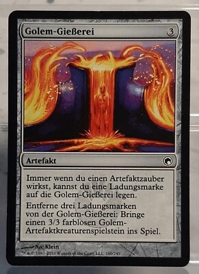 Magic - Golem-Gießerei - Common/Artefakt - Narben von Mirrodin - DE/NM - Bild 1 von 3