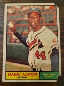 1961 Topps Hank Aaron #415 See Pics - Picture 1 of 3