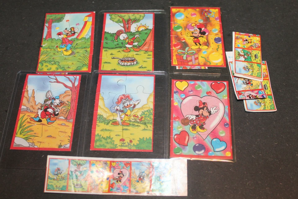 Superpuzzle - Nestle alle 6 verschiedenen Micky Maus Disney Puzzle + 6 BPZ  - Bild 1 von 1