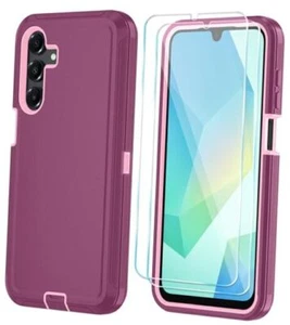 Phone Case for Samsung Galaxy A16 5G Case with HD Screen WineRedPink - Picture 1 of 7