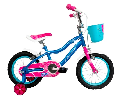 Schwinn Elm 14" Wheel Blue / Pink Kids Bike With Stabilisers - Image 1 of 4