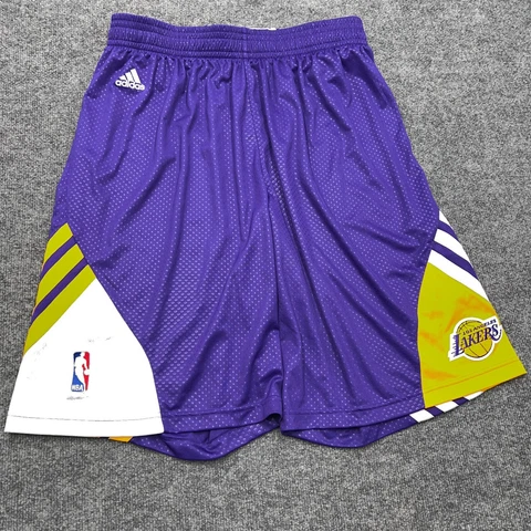 ADIDAS Pregame Shorts 2011 RARE Sample NBA Los Angeles Lakers Basketball XL2 Cover