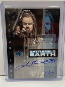 John Travolta Autograph Card Battlefield Earth Upper Deck /200 RARE AUTO