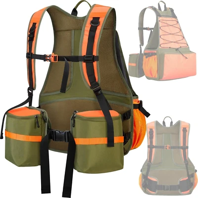Upland Hunting Vest for Men - Blaze Orange, Pheasant Hunting Vest for Bird, Upla - Image 1 of 4
