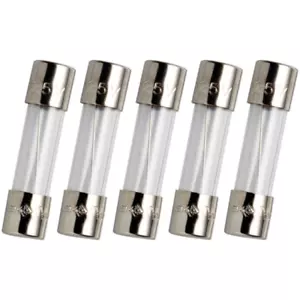 USA MARKE !! 5x T160mAL250V, T160mA 250V, T160mL250V GLAS Sicherung 5X20mm GDC 160mA - Bild 1 von 2