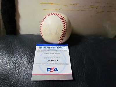 Lou Brock Signed Baseball PSA Certified - Image 1 of 4
