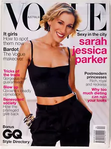 SARAH JESSICA PARKER Sophie Monk DELPHINE BAFORT Vogue Australia 2002 April FEB - Picture 1 of 10