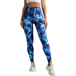 Damen Sport Booty Scrunch Butt Hohe Taille Nahtlose Yoga Hosen Gym Leggings - Bild 1 von 8