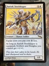 1x Auriok Steelshaper Mirrodin LP MTG Magic the Gathering x1 MKE