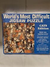 Buffalo WORLD'S MOST DIFFICULT JIGSAW PUZZLE: CATS, Double Sided Boxed