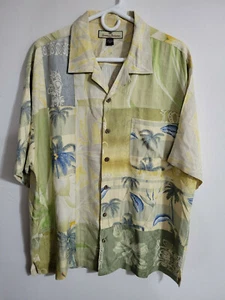 Tommy Bahama men's 100% silk shirt (Large) Hawaiian Style - Picture 1 of 7