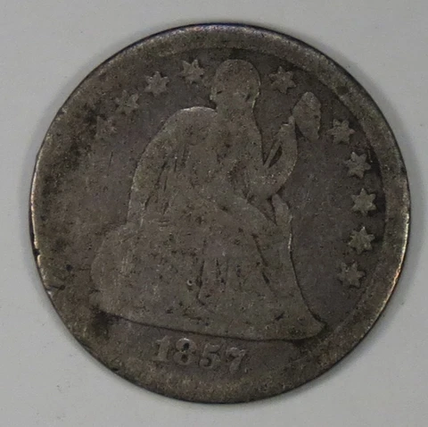 1857 Seated Liberty Dime G Cover