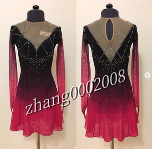 Sparkle Ice Figure Skating Dress/Baton Twirling Costume/Ballroon Dance Dress - Picture 1 of 8