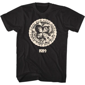 Kiss Vintage Rock & Roll Over Men's T Shirt - Picture 1 of 4
