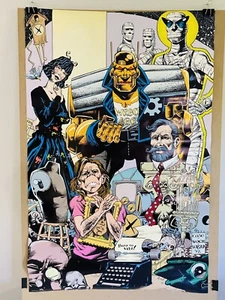 Póster de cómic de The Doom Patrol 1993 DC Comics estuche semana arte Vozzo nunca colgado - Imagen 1 de 12